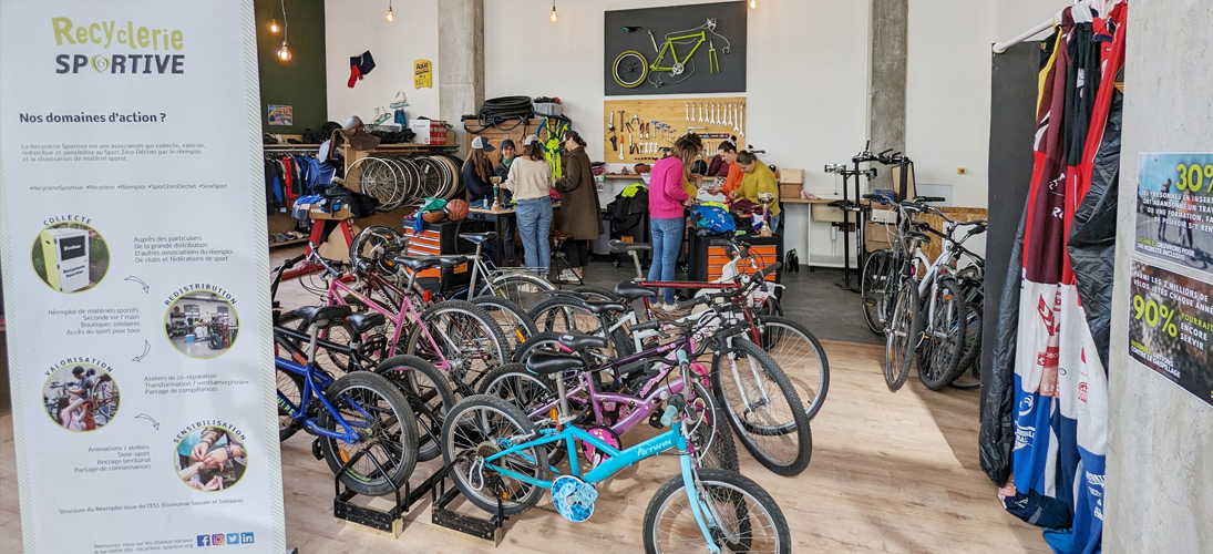 La Recyclerie sportive, un réseau de boutiques solidaires