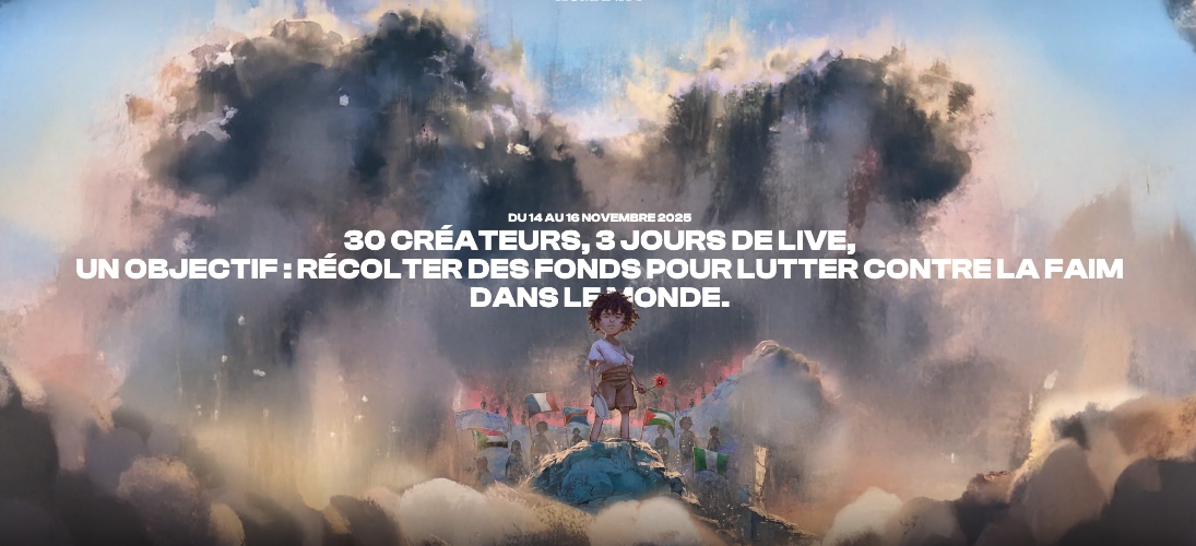 Stream for humanity : les streamers mobilisés contre la faim dans le monde